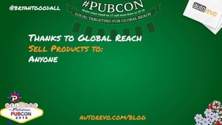 #pubcon
 