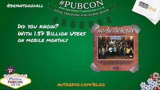 #pubcon
 