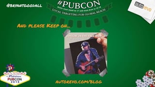 #pubcon
 