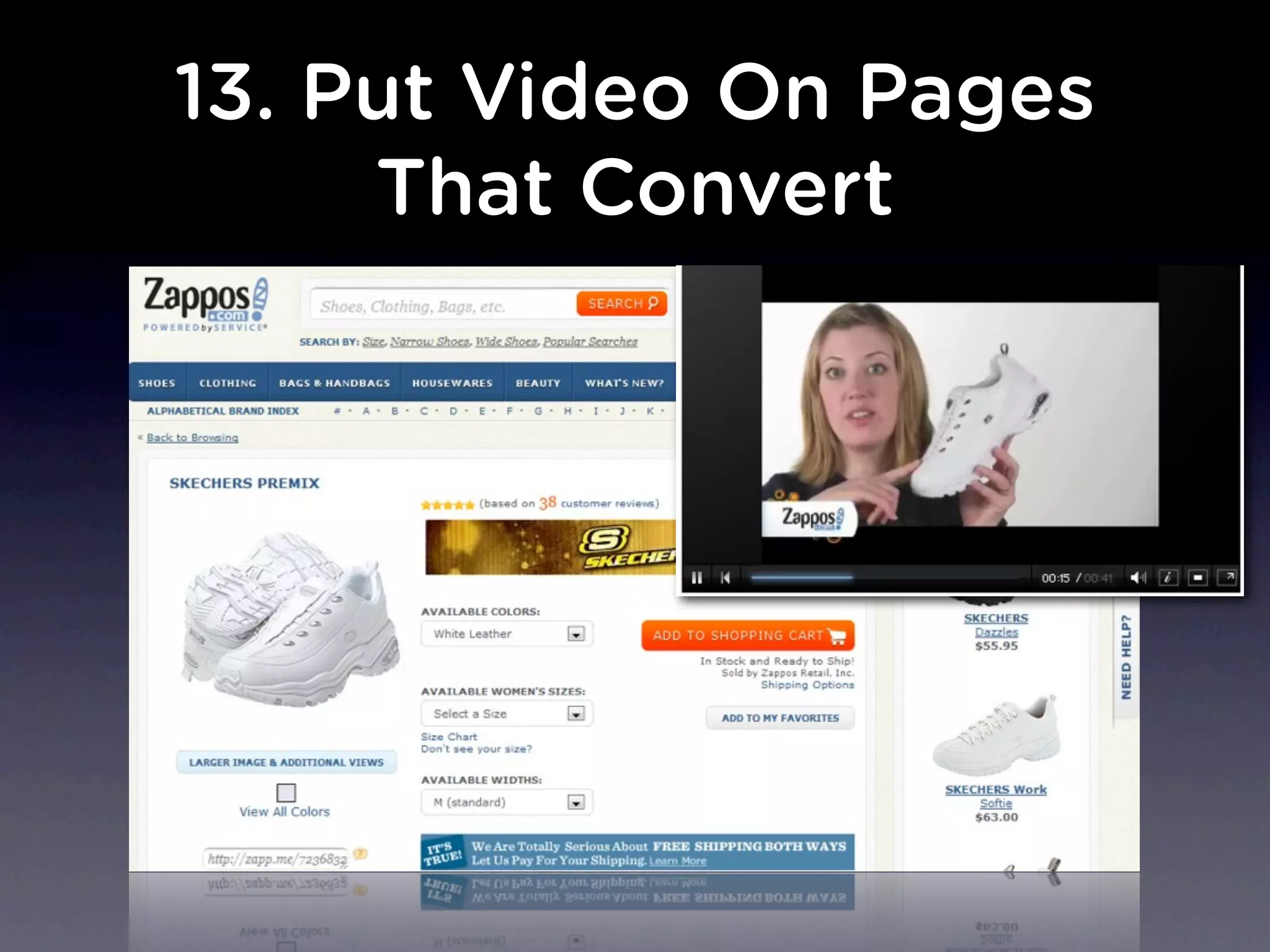 13. Put Video On Pages
That Convert
 