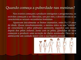 Puberdade e Adolescência | PPT