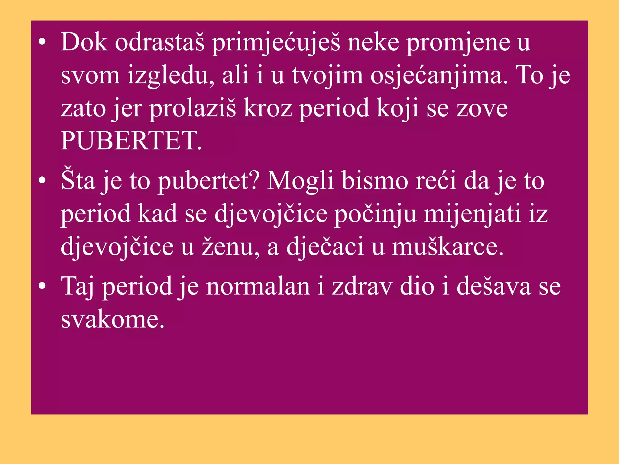 Pubertet | PPT