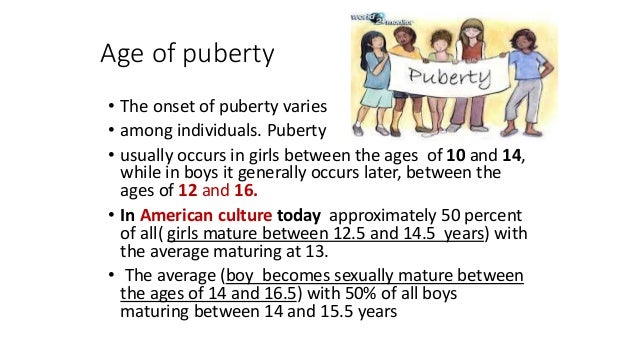 Puberty (Advanced Developmental Psychology)