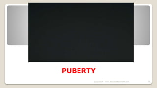 PUBERTY
2/22/2019 www.AboveorBeyondJM.com 16
 