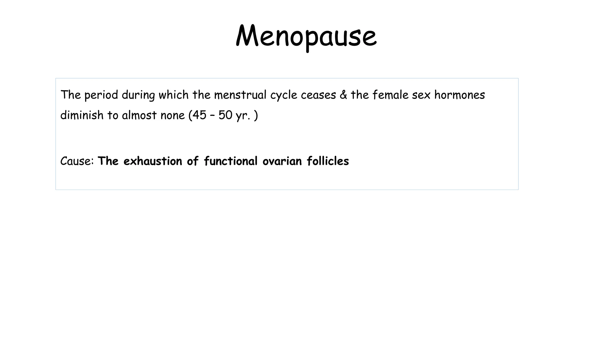 Puberty & Menopause.pptx hormonal changes during puberty and menopause ...