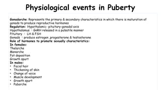 Puberty & Menopause.pptx hormonal changes during puberty and menopause ...