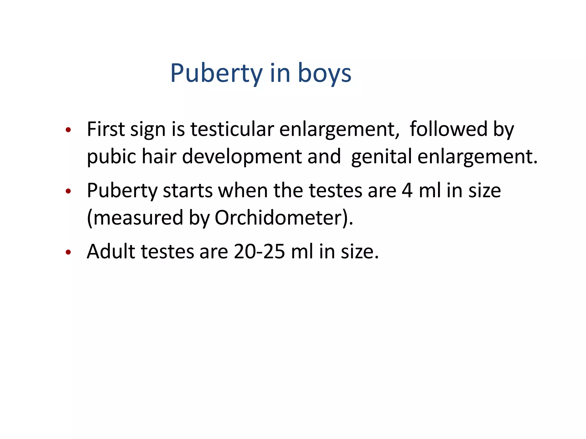 Puberty normal and precocious | PDF