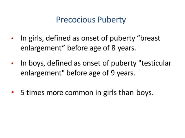 Puberty normal and precocious | PDF