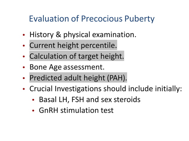 Puberty normal and precocious | PDF