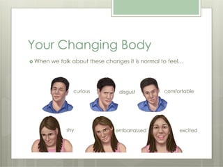 Puberty and Changes in the Body PowerPoint | PPTX