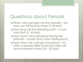 Puberty presentation | PPTX
