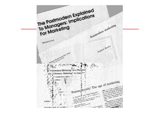 Le postmodernisme qui rythme notre quotidien