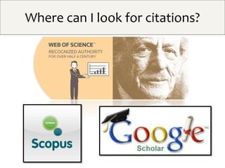 Where can I look for citations?
 