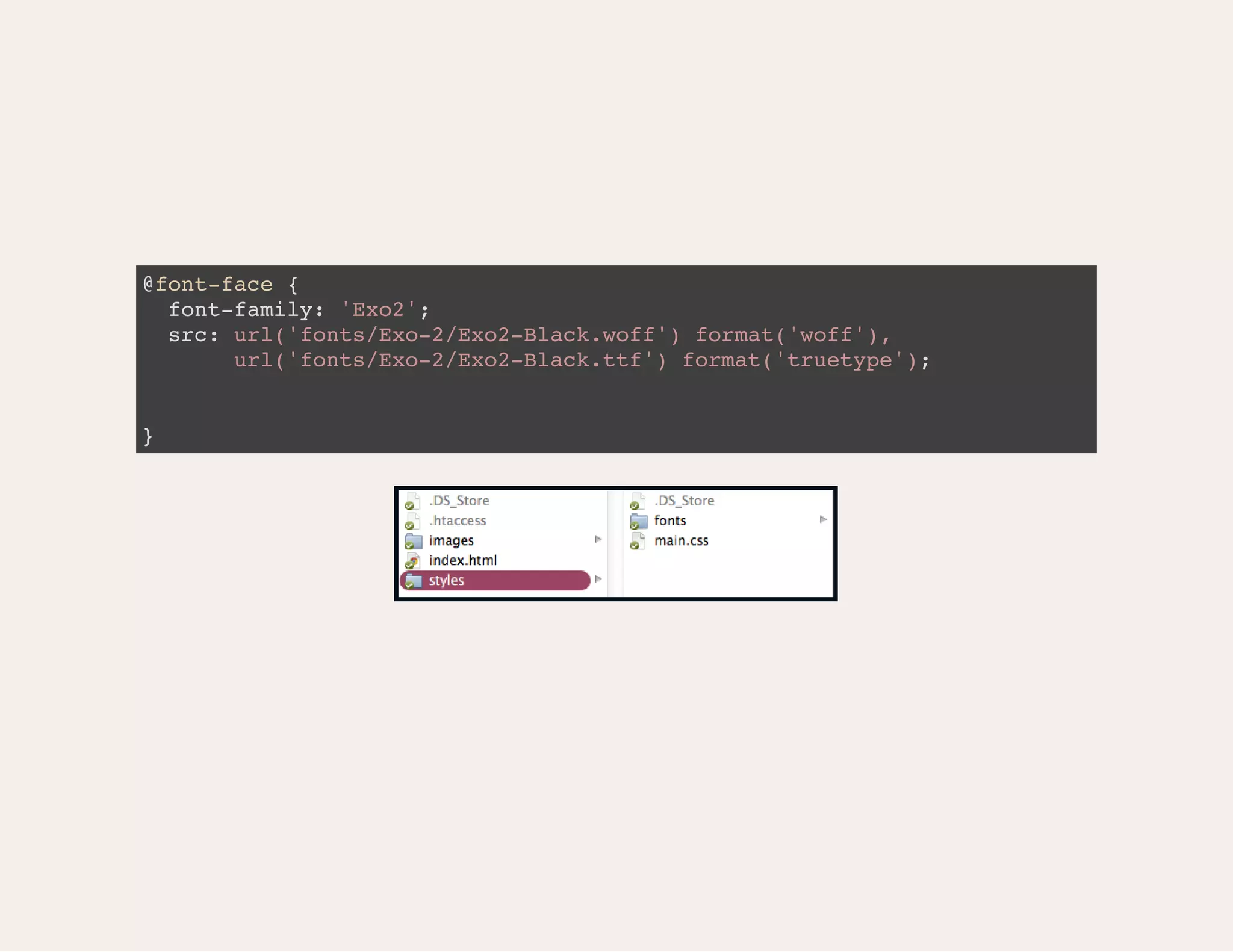@font-face { font-family: 'Exo2'; src: url('fonts/Exo-2/Exo2-Black.woff') format('woff'), url('fonts/Exo-2/Exo2-Black.ttf') format('truetype'); } 