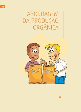 ABORDAGEM
DA PRODUÇÃO
ORGÂNICA
16
 