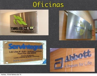 Oficinas

martes, 18 de febrero de 14

 