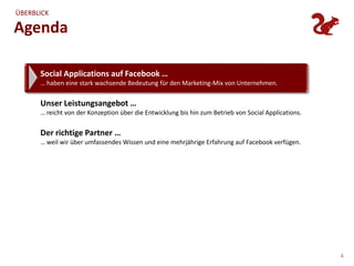 Wir bieten Komplettlösungen für den Betrieb von SocialApplications und Facebook-Kampagnen an – angefangen bei Facebook Ads über Pages bis zu Apps.