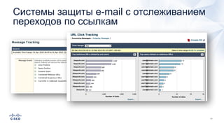 Системы защиты e-mail с отслеживанием
переходов по ссылкам
 