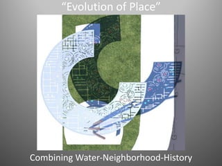 “Evolution of Place”
Combining Water-Neighborhood-History
 