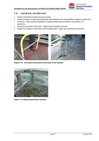 Public ferry-wharf-safety-assessment