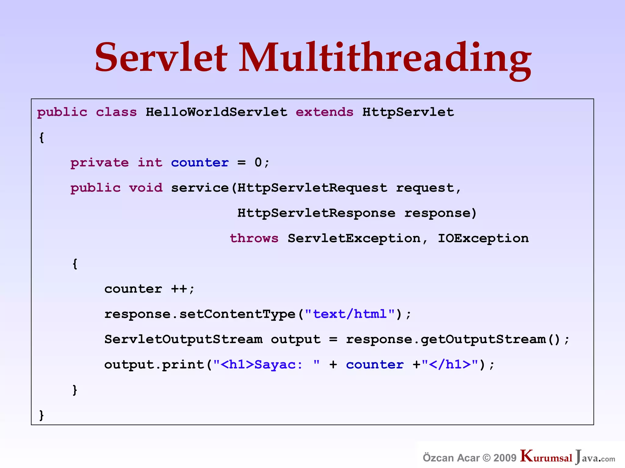 Özcan Acar  Ankara Cankaya Universitesi Wicket Webframework Sunumu