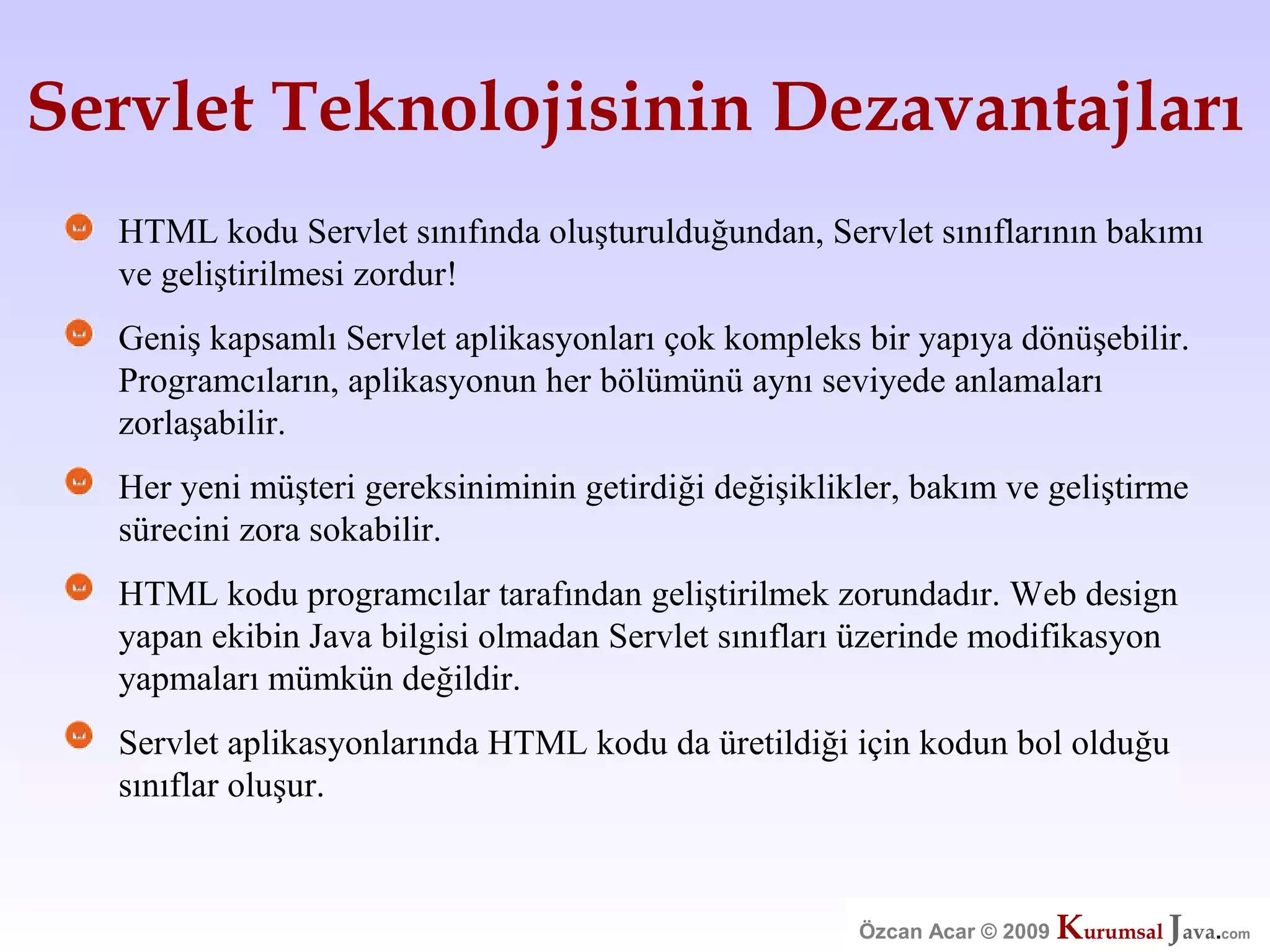 Özcan Acar  Ankara Cankaya Universitesi Wicket Webframework Sunumu