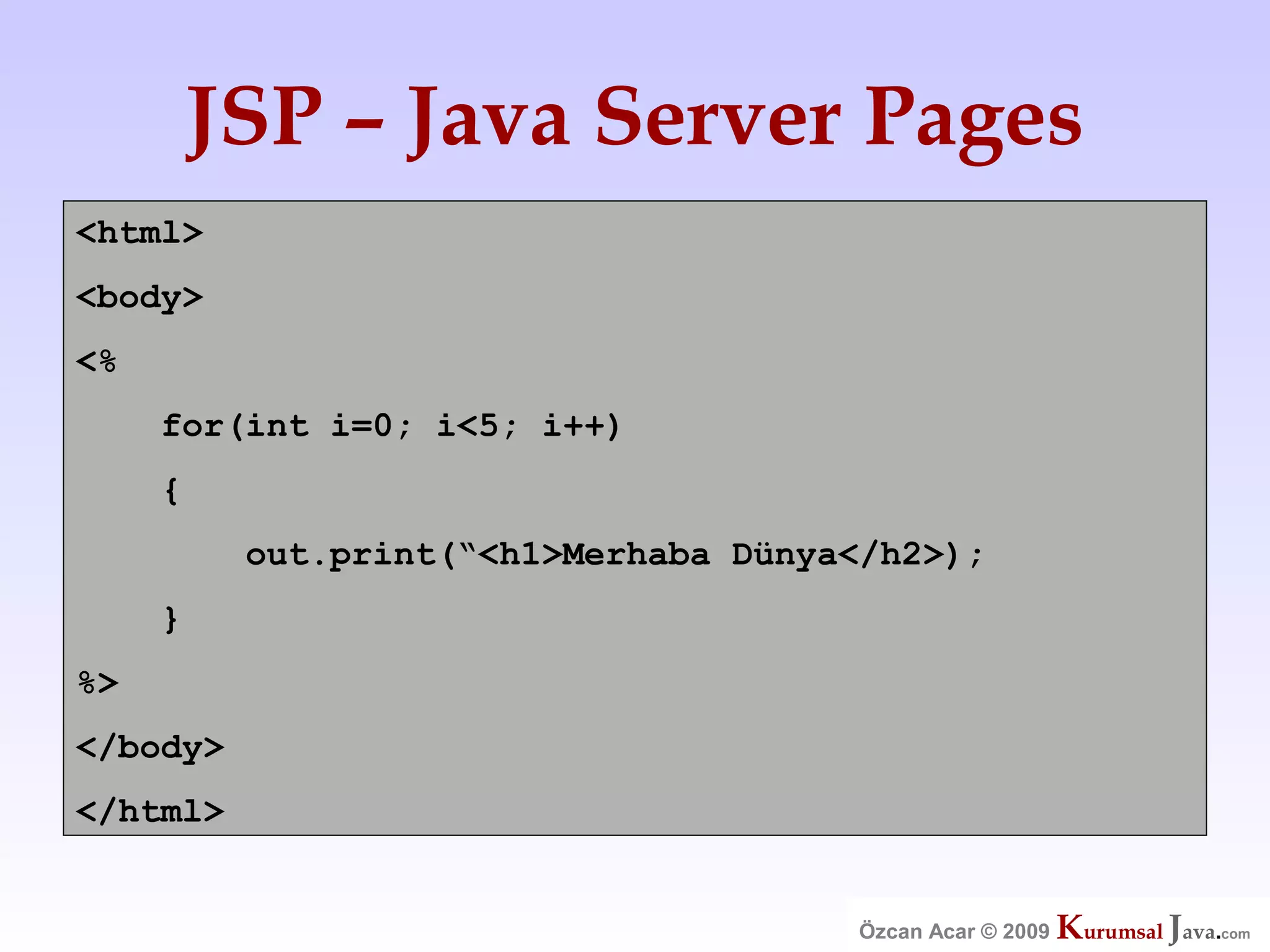 Özcan Acar  Ankara Cankaya Universitesi Wicket Webframework Sunumu