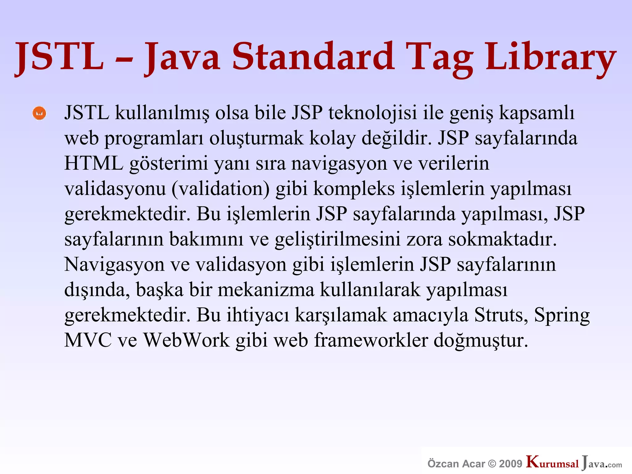 Özcan Acar  Ankara Cankaya Universitesi Wicket Webframework Sunumu