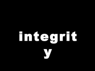integrity 