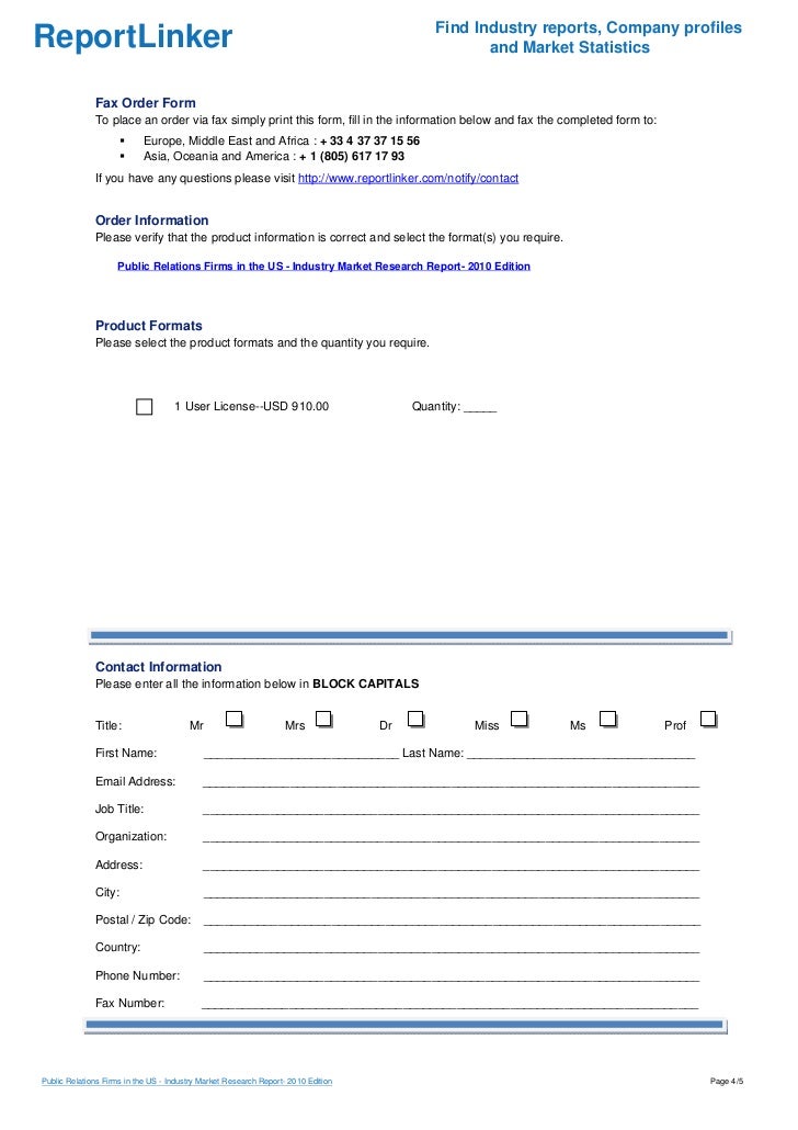 Public Relations Firms In The US Industry Market Research Report 2 
