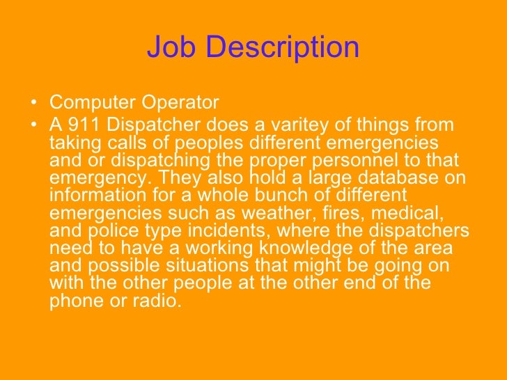 Public Safety Dispatcher