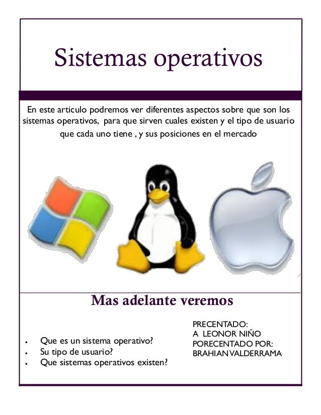 sistemas operativos