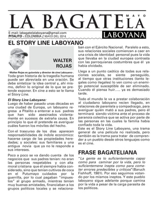 LA BAGATELA LABOYANA - MAYO DEL 2014