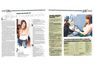 temario psu lenguaje y castellano