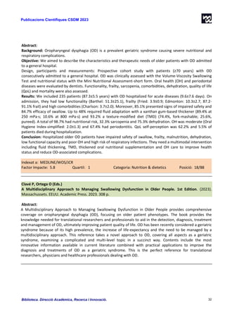 Publicacions científiques CSDM 2023 | PDF