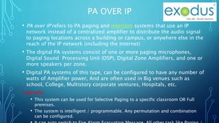 PA system - Analog v/s Digital Technology | PPTX