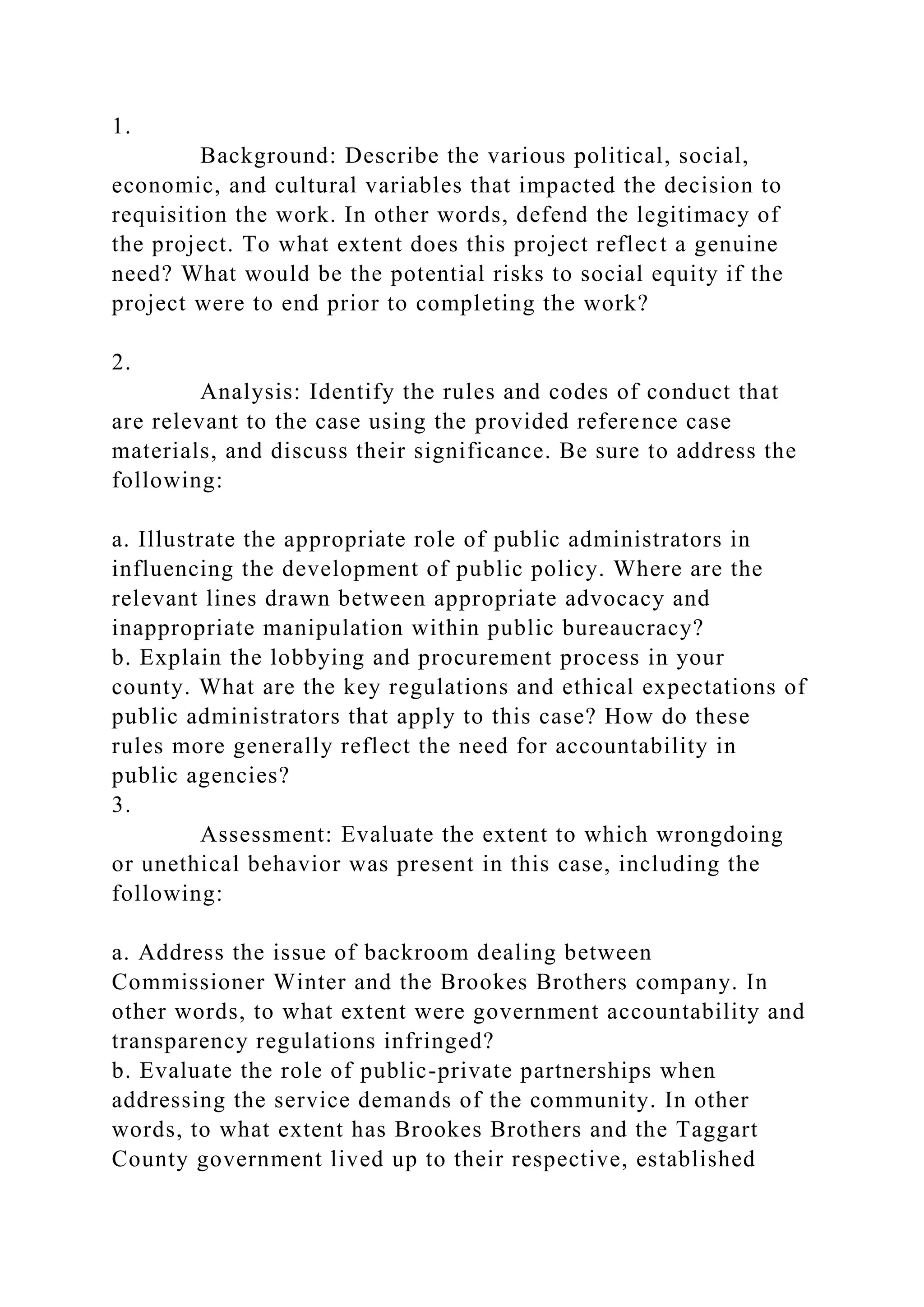 PUBLIC ADMINISTRATION INSTRUCTIONS AND RESOURCESIn this projec.docx