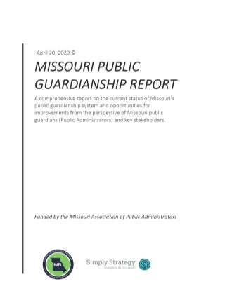 Missouri Association of Public Administrators Commissioned Study (April 2020)