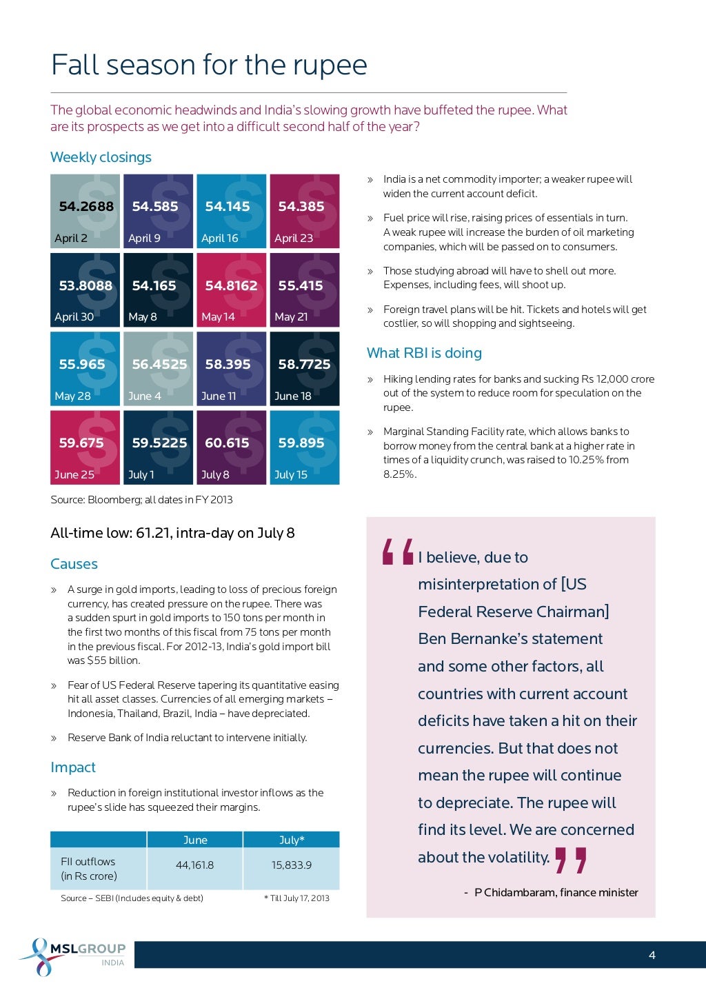 Public Affairs Round up August 2013 MSLGROUP India