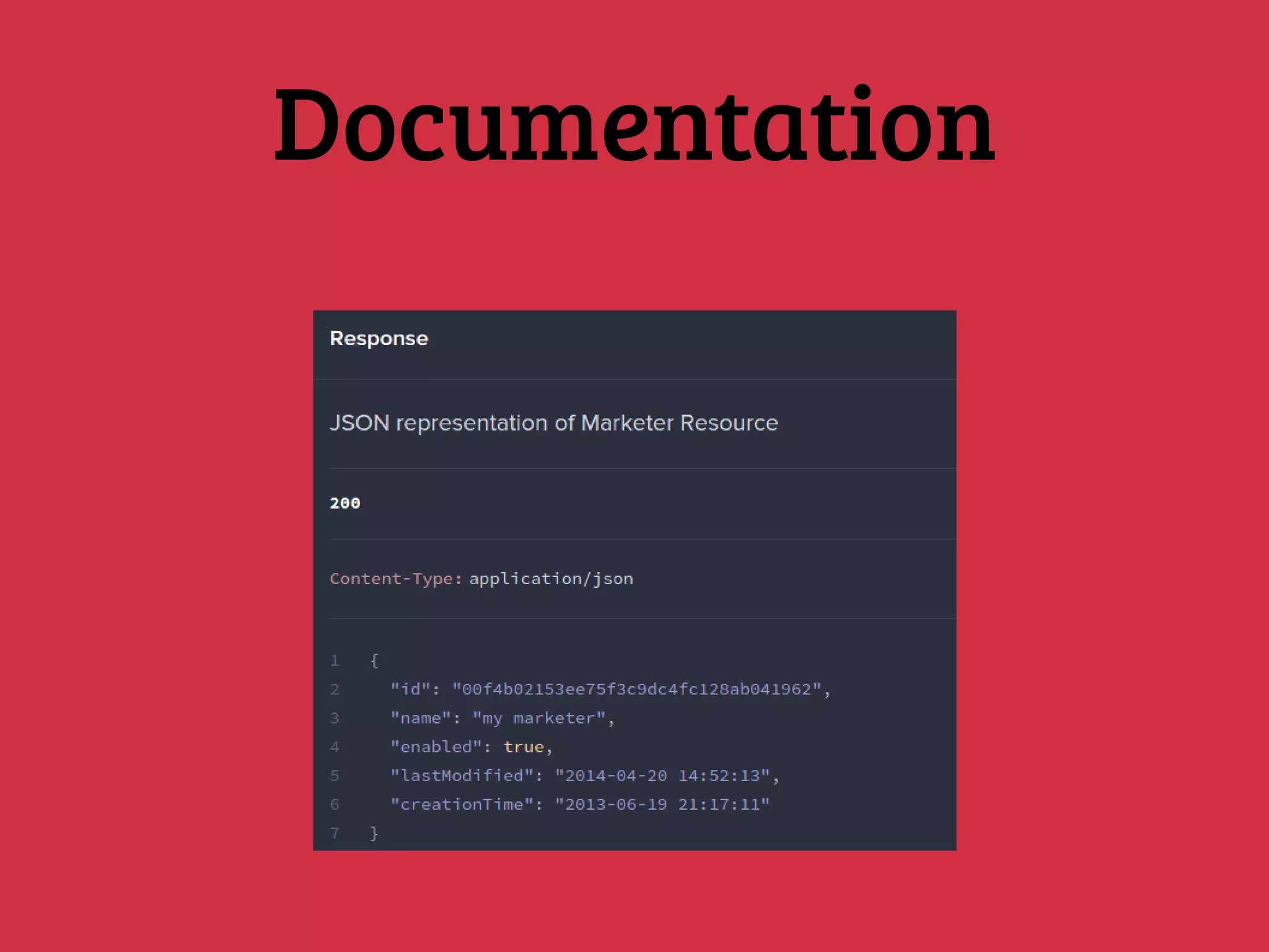 Documentation
 