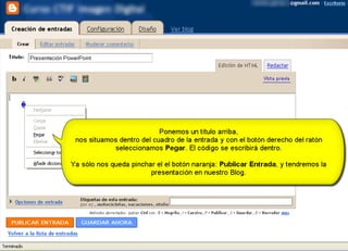 Publicar Con Slideshare En Nuestro Blog