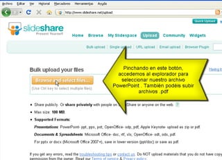 Publicar Con Slideshare En Nuestro Blog