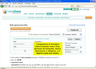Publicar Con Slideshare En Nuestro Blog