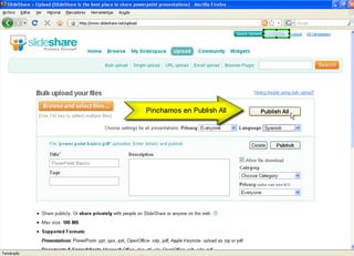 Publicar Con Slideshare En Nuestro Blog