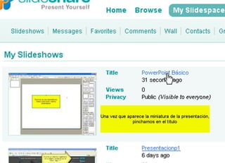 Publicar Con Slideshare En Nuestro Blog