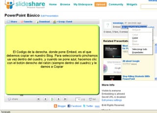 Publicar Con Slideshare En Nuestro Blog