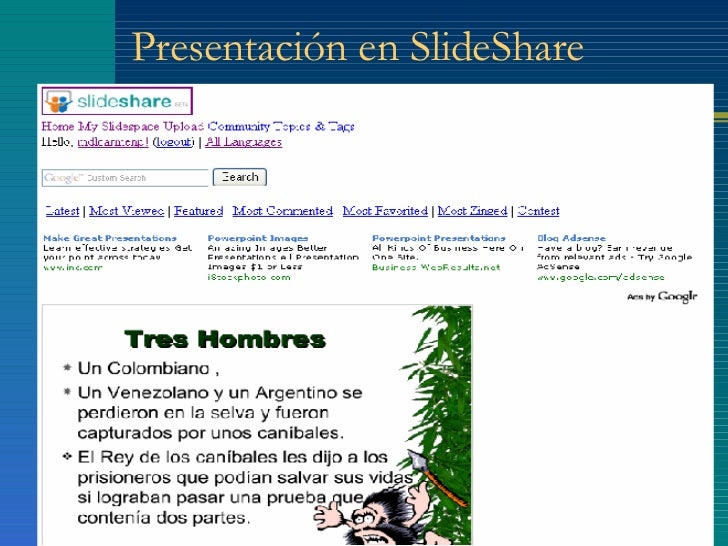 publicar una presentación de power point en slideshare