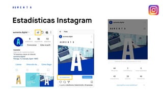 Estadísticas Instagram
 