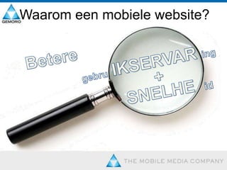 Gemoro - Publicatie Presentatie Seminar 'Mobile Media voor gemeenten '