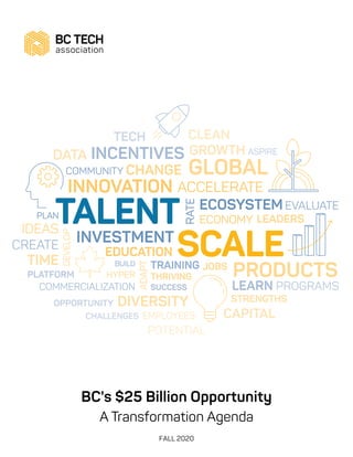 BC's $25 Billion Opportunity
A Transformation Agenda
FALL 2020
 